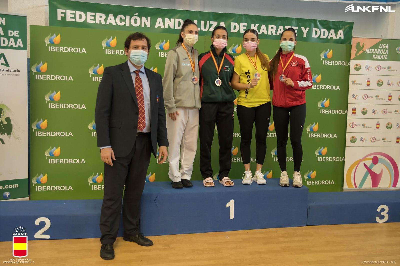 Podios navarros en la Gran Final Liga Nacional y Liga Iberdrola de Kárate